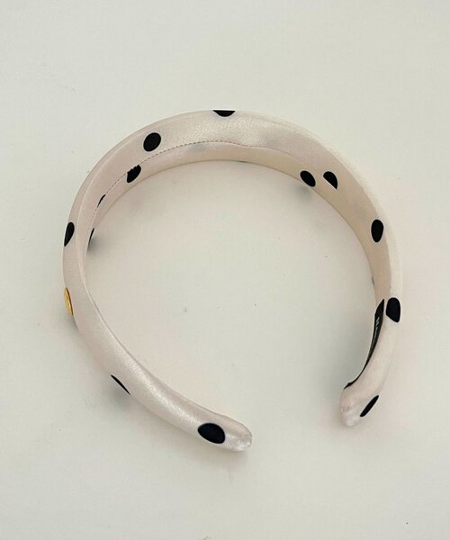 prose verse（プロズヴェール）の「ドットカチューシャ（カチューシャ・レディース・ブラック/アイボリー・FREE）」の3枚目の写真