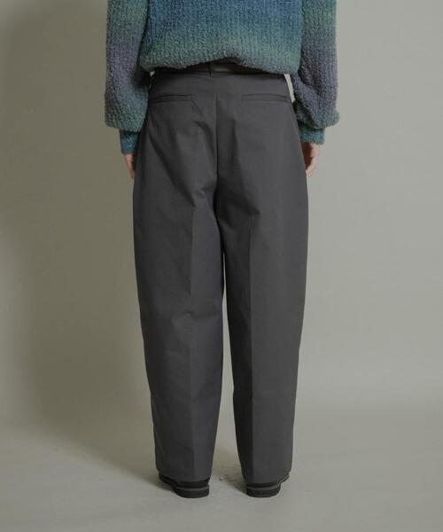 SENSE OF PLACE by URBAN RESEARCH(センスオブプレイスバイアーバンリサーチ)の「ピンタックワイドスラックス(その他パンツ・メンズ・チャコールグレー/ライトベージュ・MEDIUM/LARGE)」の11枚目の写真