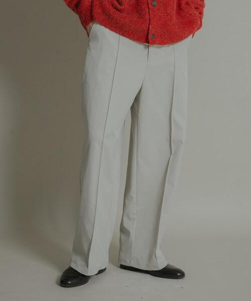 SENSE OF PLACE by URBAN RESEARCH(センスオブプレイスバイアーバンリサーチ)の「ピンタックワイドスラックス(その他パンツ・メンズ・チャコールグレー/ライトベージュ・MEDIUM/LARGE)」の14枚目の写真