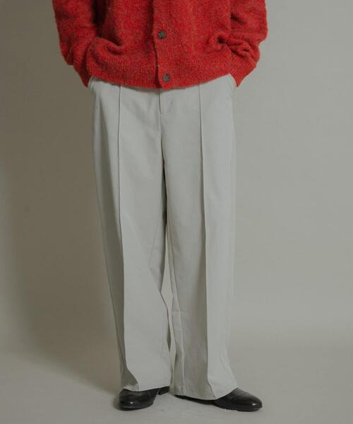 SENSE OF PLACE by URBAN RESEARCH(センスオブプレイスバイアーバンリサーチ)の「ピンタックワイドスラックス(その他パンツ・メンズ・チャコールグレー/ライトベージュ・MEDIUM/LARGE)」の15枚目の写真