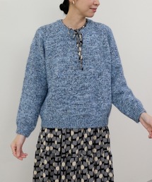 DOLLUPOOPS | メランジカラールーズニット(ニット/セーター)