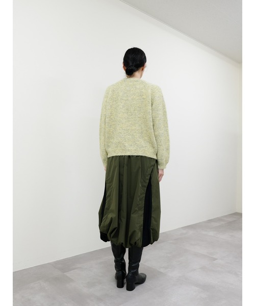 DOLLUPOOPS(ドールアップウップス)の「メランジカラールーズニット(ニット/セーター・レディース・ブルー系その他/パープル/イエロー・FREE)」の7枚目の写真