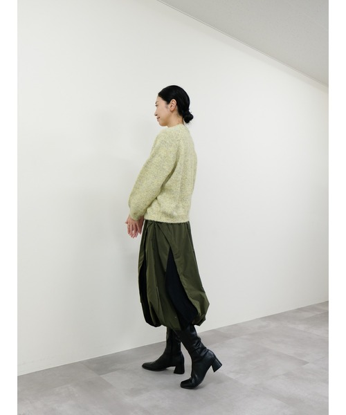 DOLLUPOOPS(ドールアップウップス)の「メランジカラールーズニット(ニット/セーター・レディース・ブルー系その他/パープル/イエロー・FREE)」の16枚目の写真