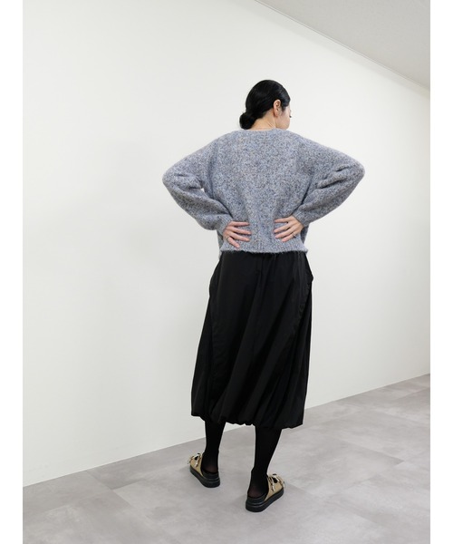 DOLLUPOOPS(ドールアップウップス)の「メランジカラールーズニット(ニット/セーター・レディース・ブルー系その他/パープル/イエロー・FREE)」の10枚目の写真