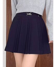【POLO BCSコラボ】ベルトツキハイウエストプリーツミニスカート