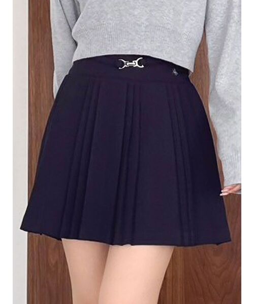 セール】【POLO BCSコラボ】ベルトツキハイウエストプリーツミニ
