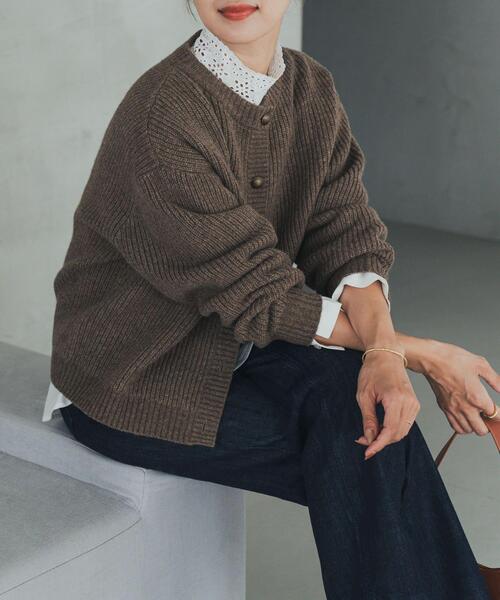 URBAN RESEARCH DOORS（アーバンリサーチドアーズ）の「アイレットレース衿ブラウス（シャツ/ブラウス・レディース・ブラック/オフホワイト・FREE）」の3枚目の写真