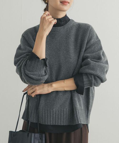 URBAN RESEARCH DOORS（アーバンリサーチドアーズ）の「アイレットレース衿ブラウス（シャツ/ブラウス・レディース・ブラック/オフホワイト・FREE）」の16枚目の写真