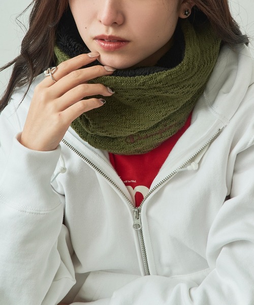 Champion(チャンピオン)の「【Champion】788-0081 ニットネックウォーマー(ネックウォーマー/スヌード・メンズ・グレー/カーキ/ブラック・FREE)」の1枚目の写真