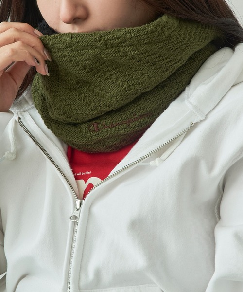 Champion(チャンピオン)の「【Champion】788-0081 ニットネックウォーマー(ネックウォーマー/スヌード・メンズ・グレー/カーキ/ブラック・FREE)」の18枚目の写真