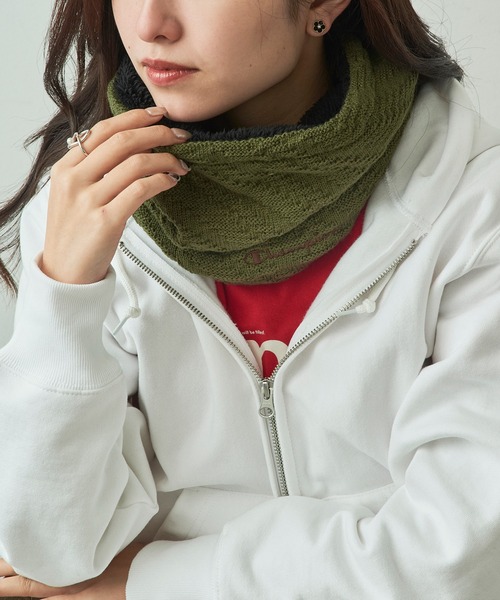 Champion(チャンピオン)の「【Champion】788-0081 ニットネックウォーマー(ネックウォーマー/スヌード・メンズ・グレー/カーキ/ブラック・FREE)」の16枚目の写真