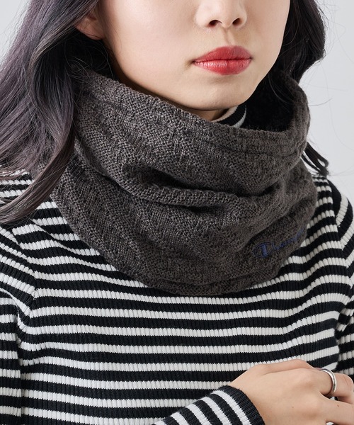Champion(チャンピオン)の「【Champion】788-0081 ニットネックウォーマー(ネックウォーマー/スヌード・メンズ・グレー/カーキ/ブラック・FREE)」の12枚目の写真