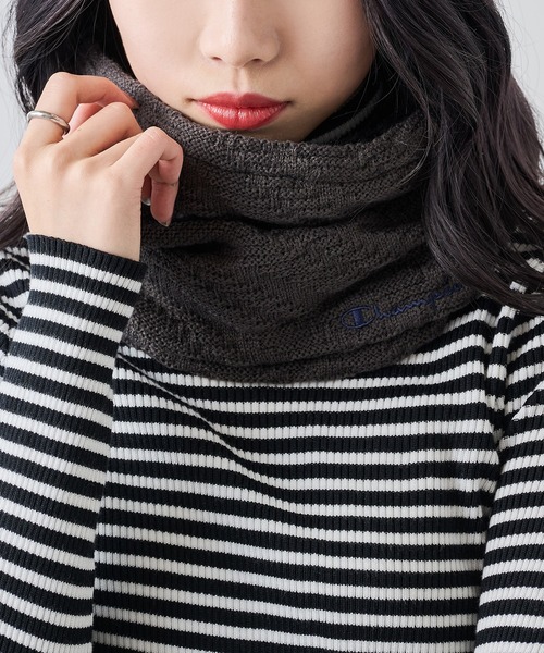 Champion(チャンピオン)の「【Champion】788-0081 ニットネックウォーマー(ネックウォーマー/スヌード・メンズ・グレー/カーキ/ブラック・FREE)」の11枚目の写真