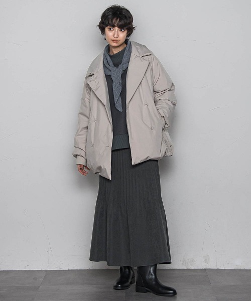 セール】エアリーピュアダウンコクーンジャケット（ダウンジャケット