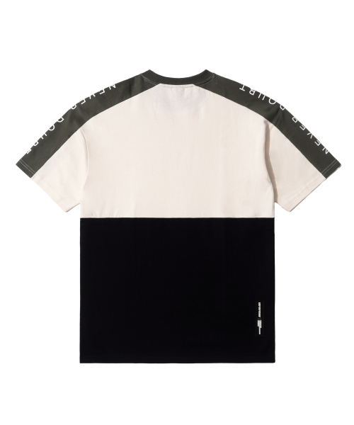 QT8 GARMENTS(キューティーエイトガーメント)の「OC Tricolor Tee (Khaki)(Tシャツ/カットソー・レディース・その他・X-LARGE/SMALL/MEDIUM/LARGE)」の2枚目の写真