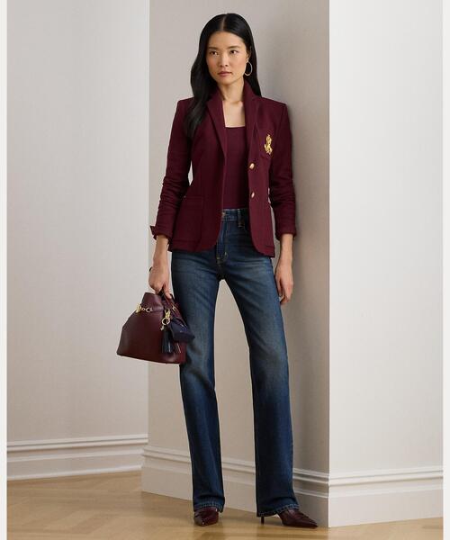 LAUREN RALPH LAUREN（ローレン ラルフ ローレン）の「ブリオン ジャカード ブレザー（テーラードジャケット・レディース・レッド・S/M/L/XS）」の8枚目の写真