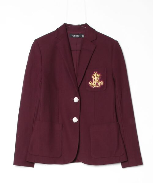 LAUREN RALPH LAUREN（ローレン ラルフ ローレン）の「ブリオン ジャカード ブレザー（テーラードジャケット・レディース・レッド・S/M/L/XS）」の4枚目の写真