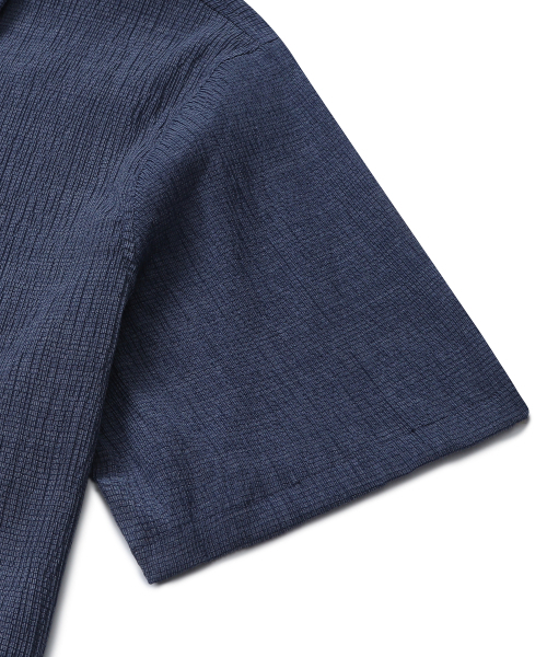 CONNECT KINLOCH（コネクトキンロック）の「ウィッシュアンドウェアシアサーカーカラティ（ブルー）（ポロシャツ・メンズ・その他・MEDIUM/LARGE/X-LARGE）」の5枚目の写真