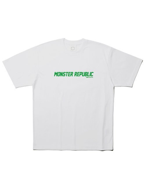 MONSTER REPUBLIC(モンスターリパブリック)の「モンスター ベーシック ロゴ ライトグリーン Tシャツ ホワイト(Tシャツ/カットソー・レディース・その他・LARGE/MEDIUM/SMALL/X-LARGE)」の3枚目の写真