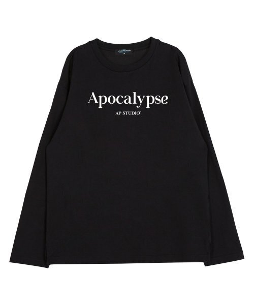 ASTRAL PROJECTION（アストラルプロジェクション）の「アポカリプスラウンドネック13番手コットンロングスリーブTシャツ_ブラック（Tシャツ/カットソー・メンズ・その他・LARGE）」の2枚目の写真
