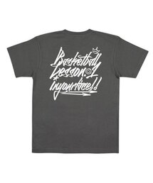 バスケットボールレッスン.1 半袖Tシャツ チャコール ホワイト