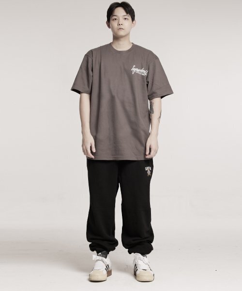 CREAM SODA LAB(クリームソーダラボ)の「バスケットボールレッスン.1 半袖Tシャツ チャコール ホワイト(Tシャツ/カットソー・レディース・その他・LARGE/MEDIUM/X-LARGE/XX-LARGE)」の4枚目の写真