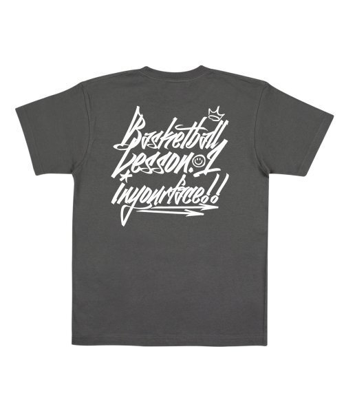 CREAM SODA LAB(クリームソーダラボ)の「バスケットボールレッスン.1 半袖Tシャツ チャコール ホワイト(Tシャツ/カットソー・レディース・その他・LARGE/MEDIUM/X-LARGE/XX-LARGE)」の7枚目の写真