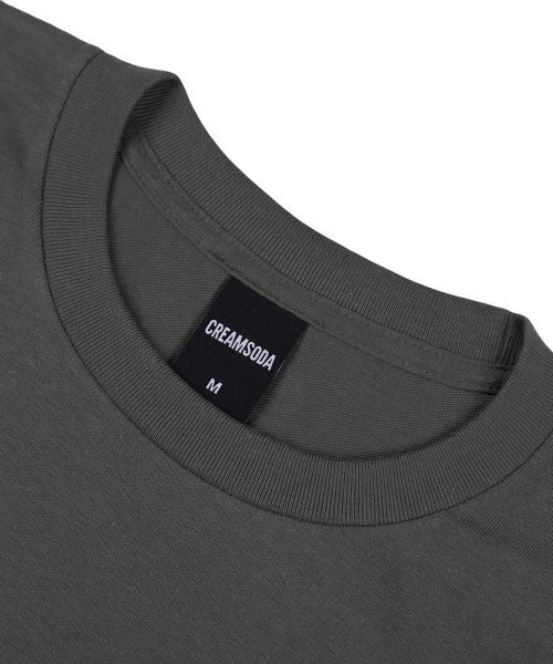 CREAM SODA LAB(クリームソーダラボ)の「バスケットボールレッスン.1 半袖Tシャツ チャコール ホワイト(Tシャツ/カットソー・レディース・その他・LARGE/MEDIUM/X-LARGE/XX-LARGE)」の8枚目の写真