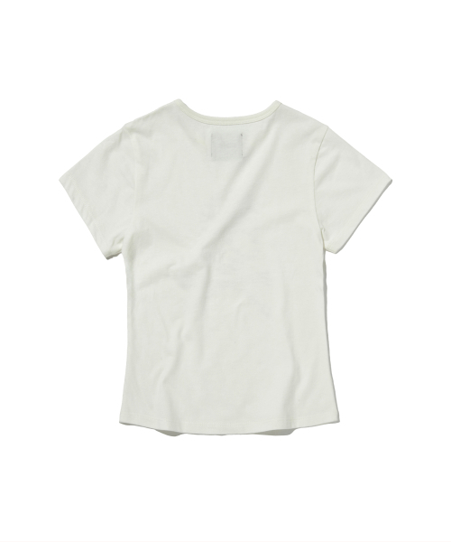 suade（スエード）の「ALBINO SKULL CROP TEE [OFF WHITE]（Tシャツ/カットソー・レディース・その他・FREE）」の2枚目の写真