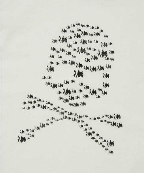 suade（スエード）の「ALBINO SKULL CROP TEE [OFF WHITE]（Tシャツ/カットソー・レディース・その他・FREE）」の4枚目の写真