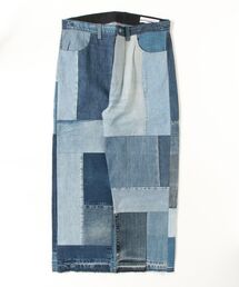 Children of the discordance / PATCHWORK WIDE DENIM PANTS / DISNYPT-002