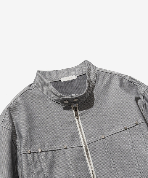 VASTIC(バスティック)の「バイカーデニムジャケット_グレー(デニムジャケット・メンズ・その他・MEDIUM/LARGE)」の3枚目の写真