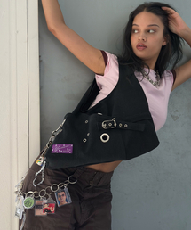 YEOMIMの「layout bag (black)（エコバッグ/サブバッグ）」