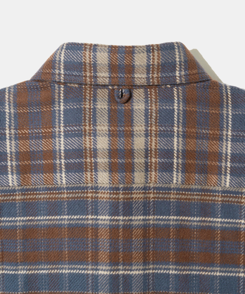 Diamond Layla（ダイアモンドレイラ）の「Autumn Shadow Navy Check Shirt S183（シャツ/ブラウス・メンズ・ネイビー・MEDIUM/LARGE/X-LARGE/XX-LARGE）」の7枚目の写真
