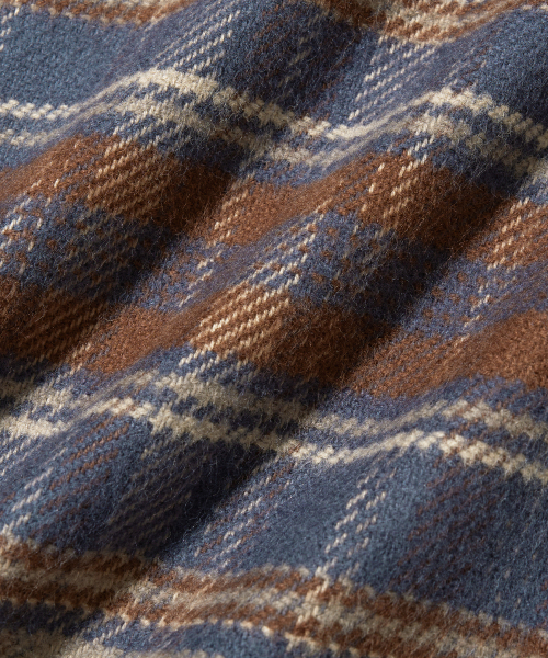 Diamond Layla（ダイアモンドレイラ）の「Autumn Shadow Navy Check Shirt S183（シャツ/ブラウス・メンズ・ネイビー・MEDIUM/LARGE/X-LARGE/XX-LARGE）」の9枚目の写真