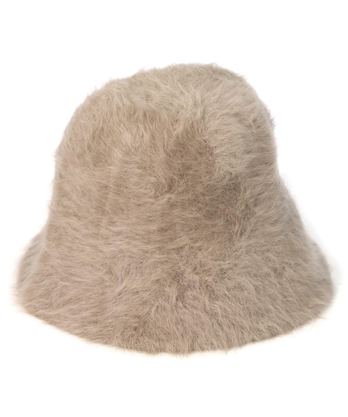 ANAP（アナップ）の「フェイクファー チューリップ ハット（ハット・レディース・ホワイト/ブラウン/ブラック・F）」の15枚目の写真