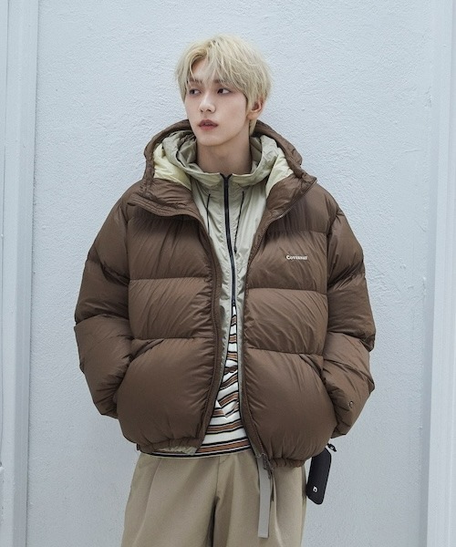 セール】[SOOBINスビン着用] CIVIC RDS HOODED SHORT PUFFER（ダウン