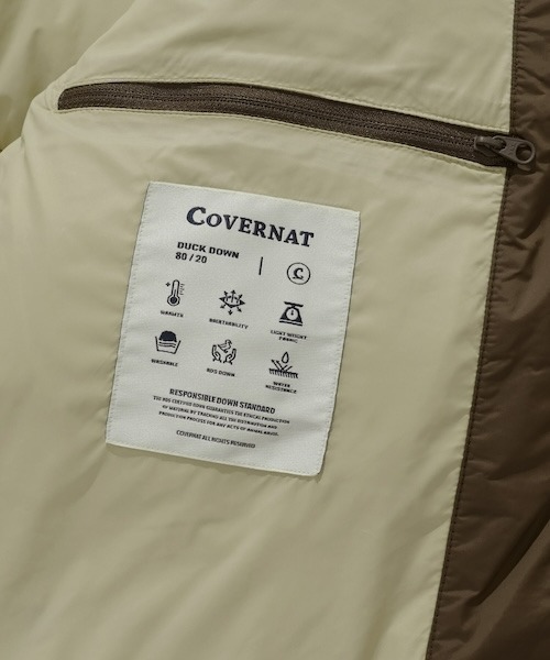 COVERNAT（カバーナット）の「[SOOBIN着用] CIVIC RDS HOODED SHORT PUFFER（ダウンジャケット/コート・メンズ・ダークネイビー/ブラウン・XX-LARGE/X-LARGE/LARGE/MEDIUM/SMALL/X-SMALL）」の17枚目の写真