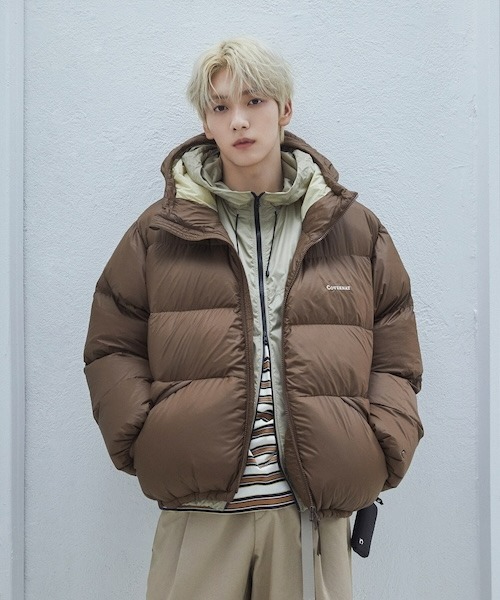 SOOBINスビン着用] CIVIC RDS HOODED SHORT PUFFER（ダウンジャケット