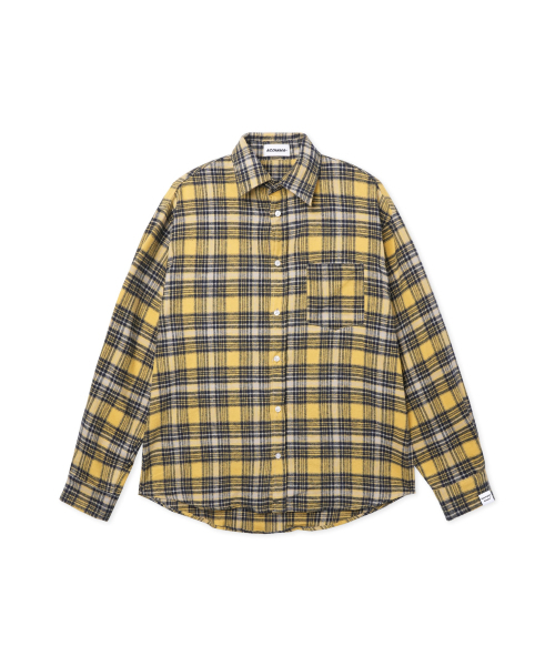 APOSTROPHE COMMA(アポストロフィコンマ)の「リバーシブルラベルポケットチェックシャツ_ネイビー(シャツ/ブラウス・メンズ・その他・SMALL/MEDIUM/LARGE)」の4枚目の写真