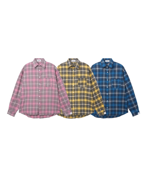 APOSTROPHE COMMA(アポストロフィコンマ)の「リバーシブルラベルポケットチェックシャツ_ネイビー(シャツ/ブラウス・メンズ・その他・SMALL/MEDIUM/LARGE)」の5枚目の写真