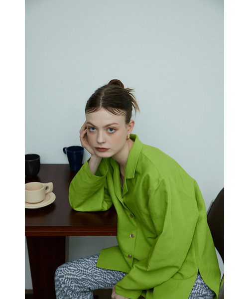 KOOKEESEE(クキシ)の「セミブーツカットラミプリントスリットパンツ_薄紫(その他パンツ・レディース・その他・SMALL/MEDIUM)」の10枚目の写真