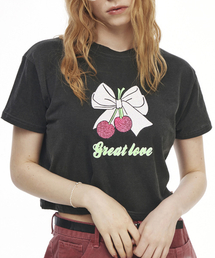 Cherry Tee Black