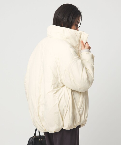 green label relaxing(グリーンレーベルリラクシング)の「エアーパフィ スタンドカラー ブルゾン(ブルゾン・レディース・ブラック/モカ/オフホワイト・FREE)」の20枚目の写真