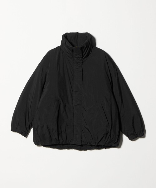 green label relaxing(グリーンレーベルリラクシング)の「エアーパフィ スタンドカラー ブルゾン(ブルゾン・レディース・ブラック/モカ/オフホワイト・FREE)」の13枚目の写真