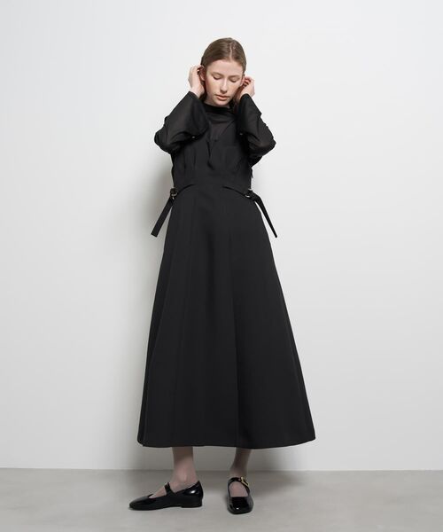 ダブルクロスジャンバースカート（スカート）｜LANVIN en Bleu