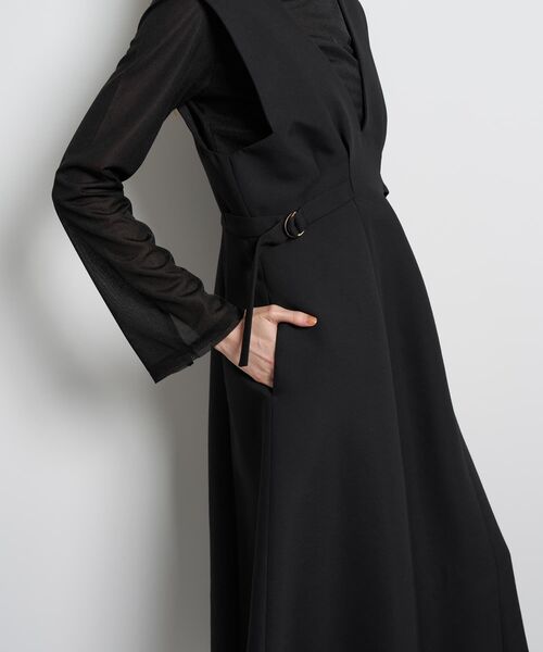 ダブルクロスジャンバースカート（スカート）｜LANVIN en Bleu