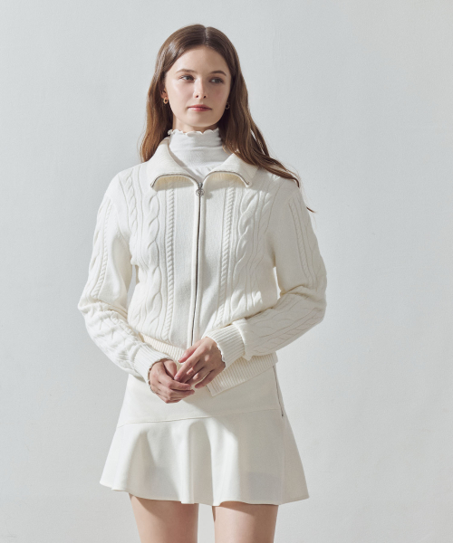 LORDLOAR(ロードロアル)の「ウールライク斜め切りプレイスカートIVORY(スカート・レディース・その他・SMALL/MEDIUM/LARGE/X-SMALL)」の8枚目の写真