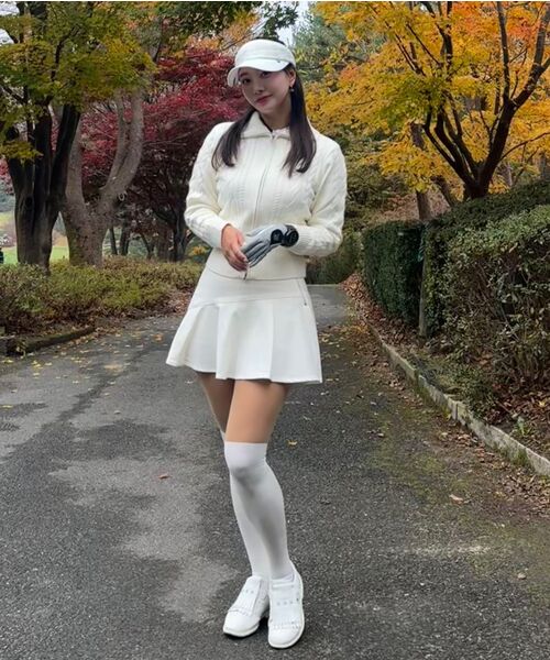 LORDLOAR(ロードロアル)の「ウールライク斜め切りプレイスカートIVORY(スカート・レディース・その他・SMALL/MEDIUM/LARGE/X-SMALL)」の11枚目の写真