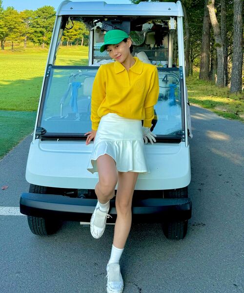 LORDLOAR(ロードロアル)の「ウールライク斜め切りプレイスカートIVORY(スカート・レディース・その他・SMALL/MEDIUM/LARGE/X-SMALL)」の6枚目の写真